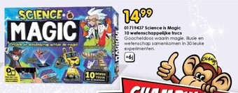ToyChamp 01719437 science is magic 10 wetenschappelijke trucs aanbieding