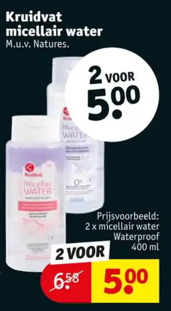 Kruidvat Kruidvat micellair water I aanbieding