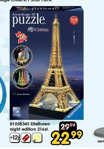 ToyChamp 01058345 eifeltoren night edition 216st aanbieding