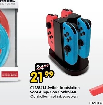 ToyChamp 01288414 switch laadstation voor 4 joy-con controllers aanbieding