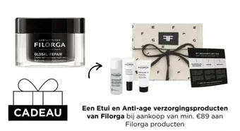 ICI PARIS XL Een Etui en Anti-age verzorgingsproducten van Filorga aanbieding