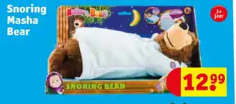 Kruidvat Snoring Masha Bear aanbieding