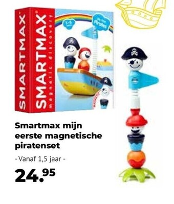 Europoint Smartmax mijn eerste magnetische piratenset aanbieding