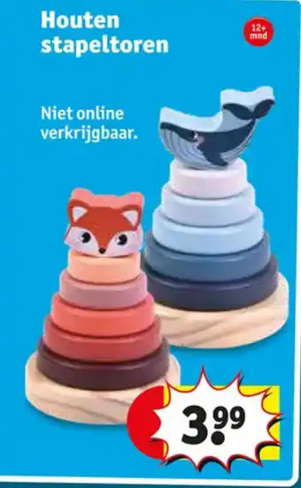 Kruidvat Houten Stapeltoren aanbieding