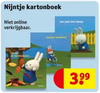 Kruidvat Nijntje kartonboek aanbieding