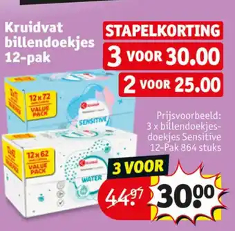 Kruidvat Kruidvat billendoekjes 12-pak aanbieding