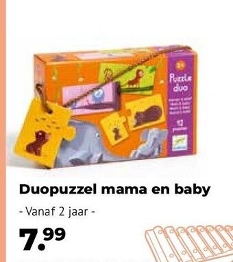 Europoint Duopuzzel mama en baby aanbieding