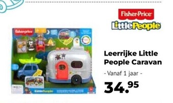 Europoint Leerrijke little people caravan aanbieding