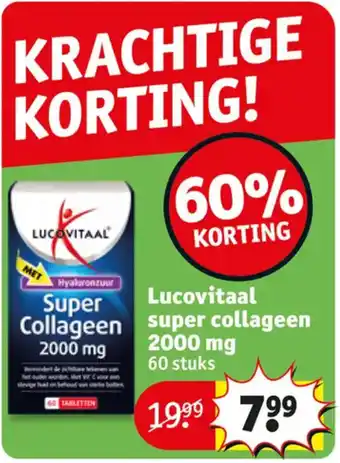 Kruidvat Lucovitaal Super Collageen 2000 mg aanbieding