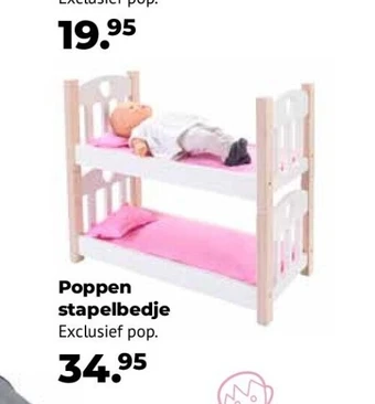 Europoint Poppen stapelbedje aanbieding