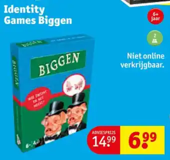 Kruidvat Identity Games Biggen aanbieding