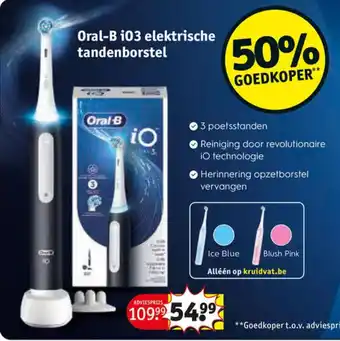 Kruidvat Oral-B i03 elektrische tandenborstel aanbieding