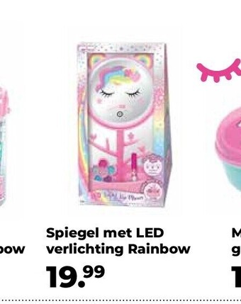 Europoint Spiegel met led verlichting rainbow aanbieding