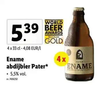 Ename abdijbier Pater