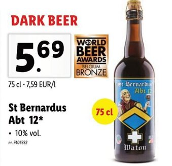 Lidl St Bernardus Abt 12 aanbieding