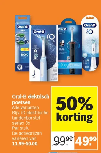 Albert Heijn Oral-b elektrisch poetsen aanbieding