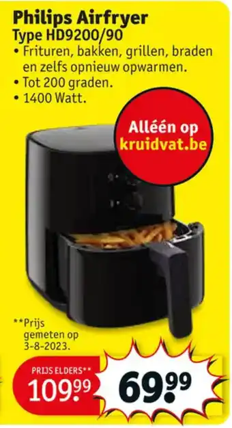 Kruidvat Philips Airfryer aanbieding