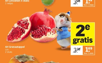 Albert Heijn Ah granaatappel aanbieding