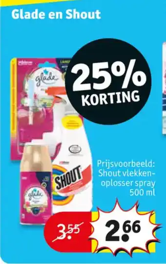 Kruidvat Glade en Shout aanbieding