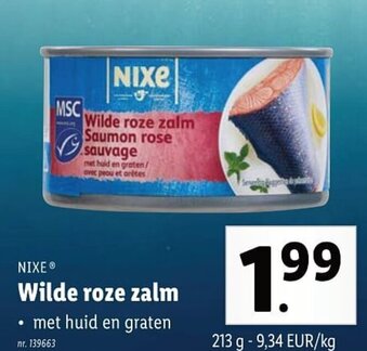 Nixe Wilde roze zalm