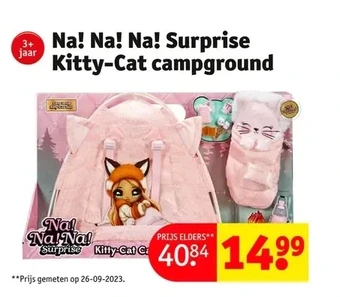 Kruidvat Na! na! na! surprise kitty-cat campground aanbieding