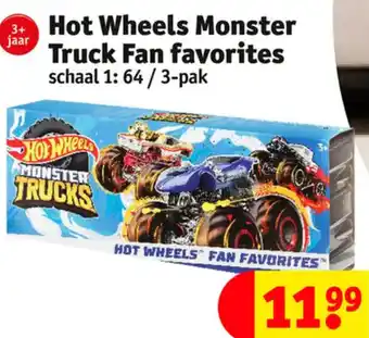 Kruidvat Hot wheels monster truck fan favorites aanbieding