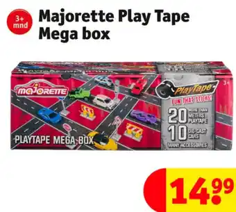 Kruidvat Majorette play tape mega box aanbieding