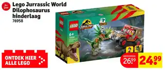 Kruidvat Lego jurrassic world dilophosaurus hinderlaag aanbieding