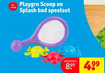 Kruidvat Playgro scoop en splash bad speelset aanbieding