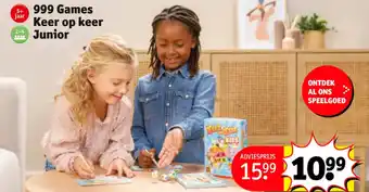 Kruidvat 999 games keer op keer junior aanbieding