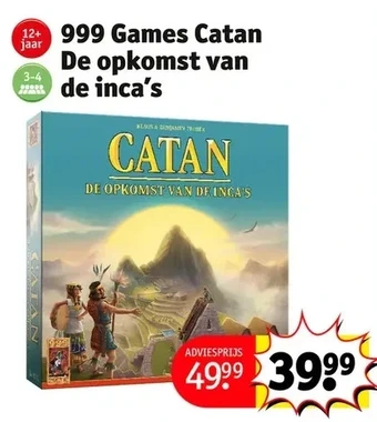 Kruidvat 999 games catan de opkomst van de inca's aanbieding