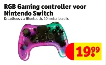 Rgb gaming controller voor nintendo switch