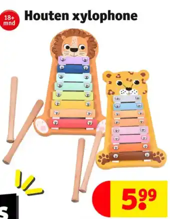 Kruidvat Houten xylophone aanbieding