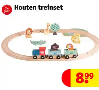 Kruidvat Houten treinset aanbieding