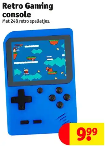 Kruidvat Retro gaming console aanbieding