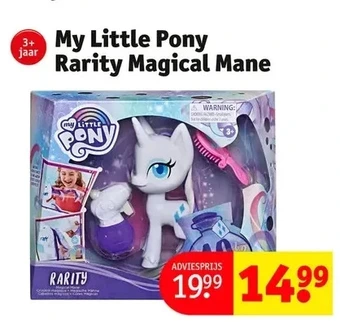 Kruidvat My little pony rarity magical mane aanbieding