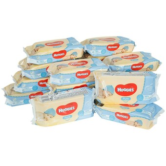 Action Huggies babydoekjes Pure aanbieding