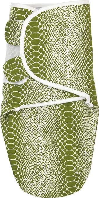 Bol.com Meyco baby snake swaddlemeyco inbakerdoek - avocado - 0-3 maanden aanbieding