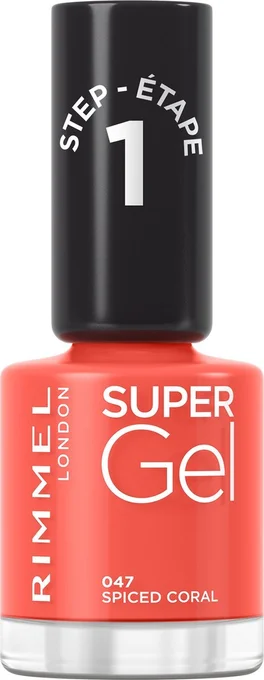 Bol.com Rimmel london supergel nailpolish - 047 spiced coral aanbieding