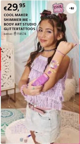 COOL MAKER SHIMMER ME - BODY ART STUDIO GLITTERTATTOOS