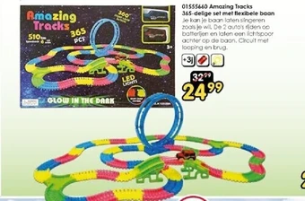 ToyChamp 01555660 amazing tracks 365-delige set met flexibele baan aanbieding