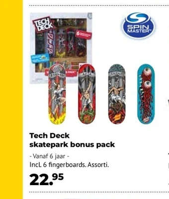 Tech deck skatepark bonus pack