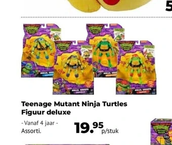 Teenage mutant ninja turtles figuur deluxe