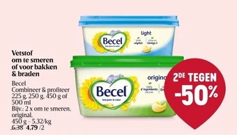 Delhaize Becel Vetstof om te smeren of voor bakken & braden aanbieding