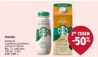 Delhaize STARBUCKS Ijskoffie aanbieding