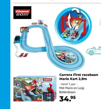 Carrera first racebaan mario kart 2,9m