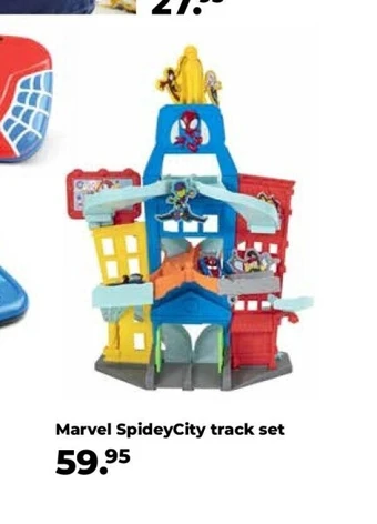Marvel spideycity track set