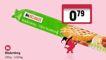 Delhaize Bladerdeeg 230g aanbieding