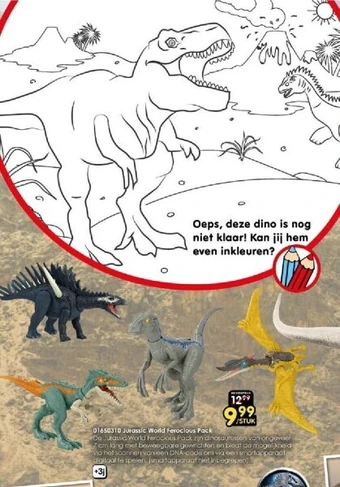ToyChamp 01650310 jurassic world ferocious pack aanbieding