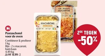 Delhaize Pastaschotel voor de oven aanbieding